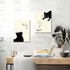 Picasso Cat and Chick Paintings, Set of 2, Art Panel, Cat Catching a Bird, Art Panel, Art Frame, Modern Poster, Decorative Painting, Canvas, Decorativ