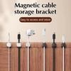 10Pcs Magnetic Cable Organizer Adhesive Phone Cable Clip Desktop Cord Wire Cable Holder For Office Desk Management