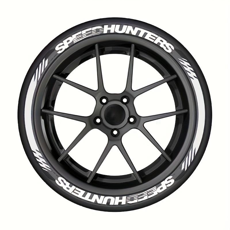 SPEED HUNTERS Наклейки на шины и диски Новые наклейки для стайлинга шин Буквенные наклейки Постоянные наклейки Стайлинг наклеек на шины Без клея