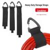Heavy-Duty Hanging Carabiner Tie-Down Straps with Nylon Storage for Extension Cords