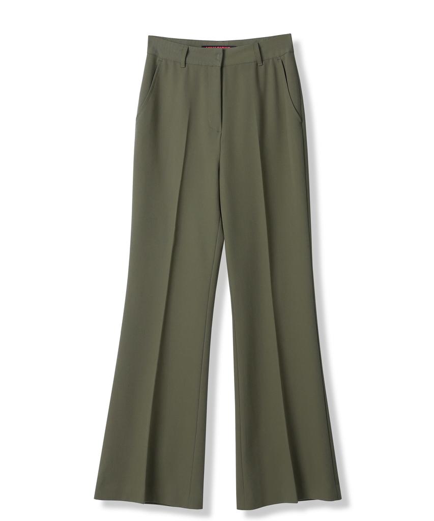 VIVACIOUS Gentle Bootscut Pants Khaki