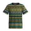 African Tribal Men's and Women's T-shirts, Ethnic Style 3D Printed Short Sleeved Shirts, Summer Clothing