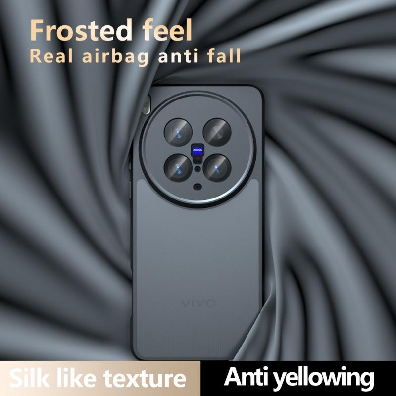 For VIVO X200 Ultra Matte PC+TPU Shockproof Case for VIVO X200ultra X200 Pro Mini X100S Pro Hard Bumper Soft Clear Back Cover