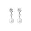 Simple Autumn and Winter Pearl Earrings for Women  Sweet Fairy Style  Light Luxury and High-end Earrings