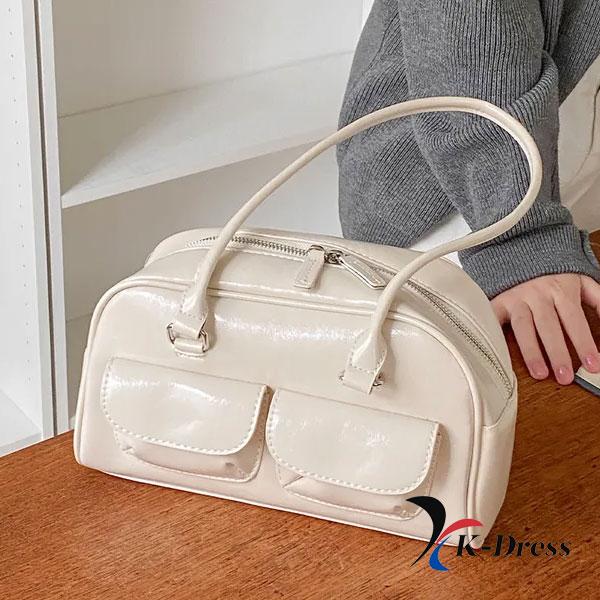 Кожаная сумка через плечо Oil с двумя карманами (4 цвета)