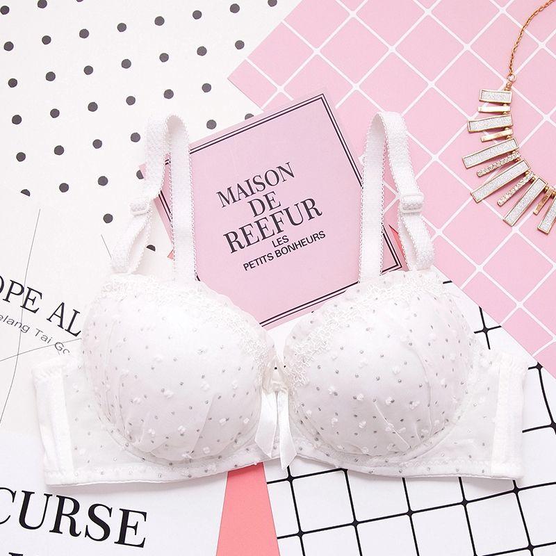 Sexy Push Up Bras Sweat 3/4 Cup Underwear For Women Printed Floral Lingerie Female Bras Cute Brassiere