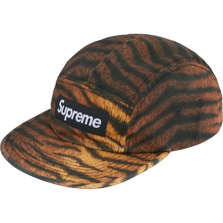 Supreme Кепка-кэмп из выстиранного твила чинос (25ос) тигр
