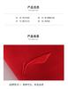 Men's Li-Ning Sweatshirts Unisex Solid Color Samba Red Crew Neck Moderate Straight Fit