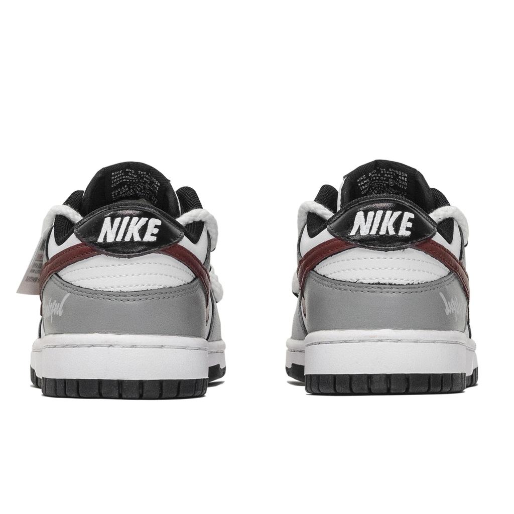 Nike Кроссовки Dunk из износостойкого материала, низкие, для скейтбординга, унисекс, серые DD1391-100(Команда1235-)