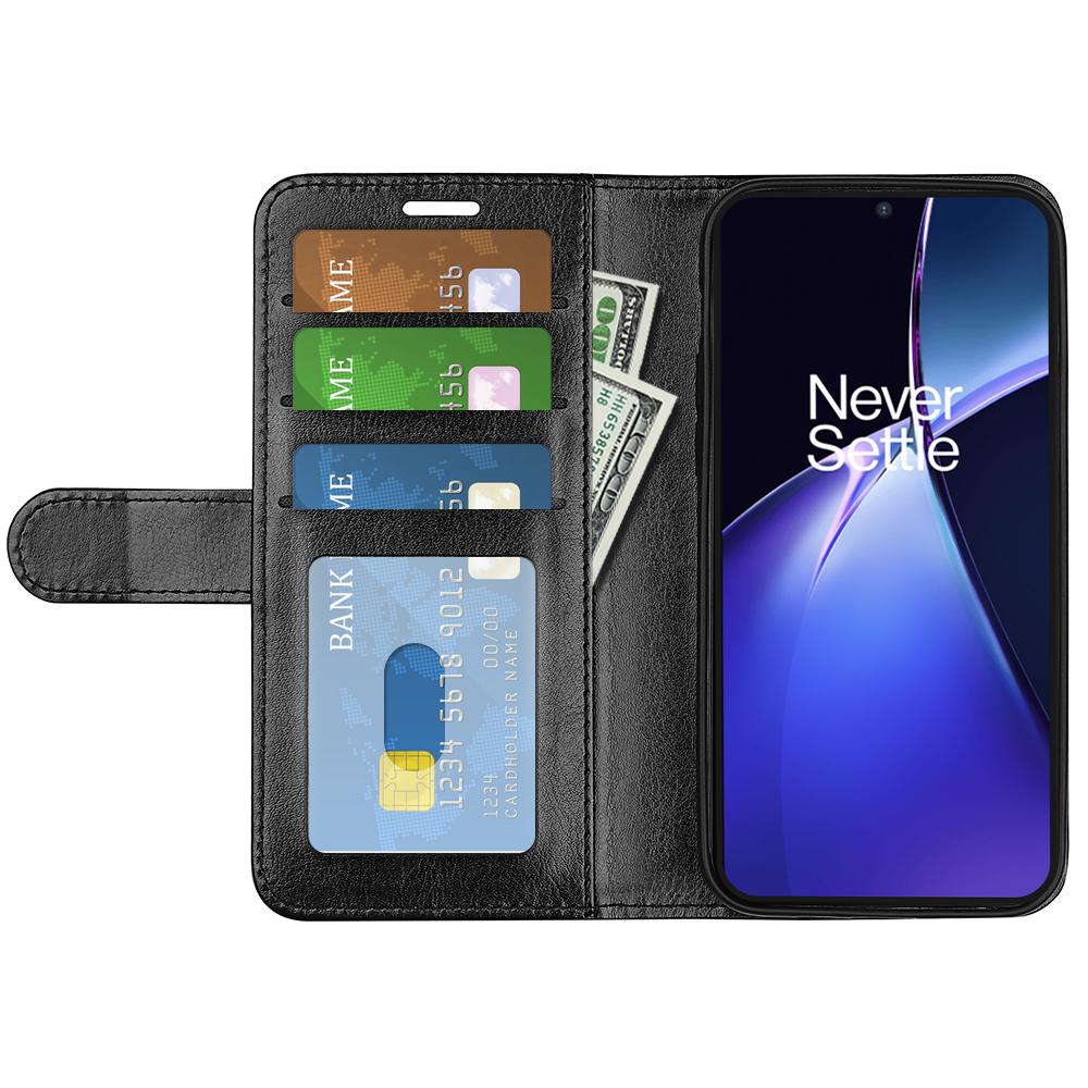 Для OnePlus Nord CE4 Lite 5G/Oppo K12x 5G (Китай) Кожаный чехол-кошелек с текстурой Crazy Horse и подставкой
