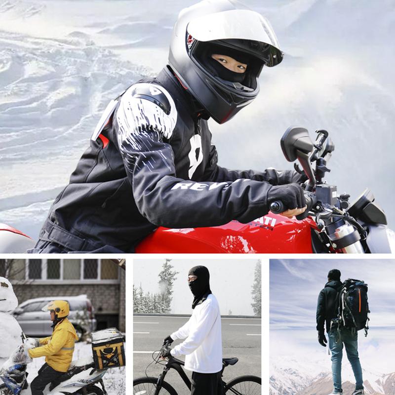 Зимняя велосипедная Балаклава, спортивная маска на открытом воздухе, женская утепленная маска для шеи, капюшон для мотоцикла, ветрозащитная термозащитная зимняя маска-шарф для мужчин