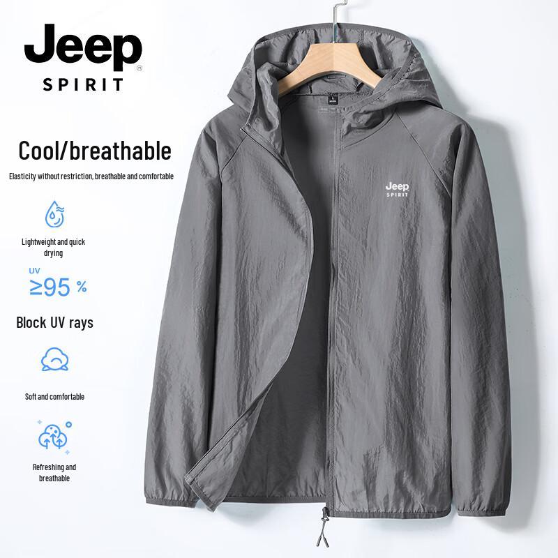 Мужская куртка JEEP SPIRIT для защиты от солнца на открытом воздухе