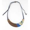 Blue Bib Necklace