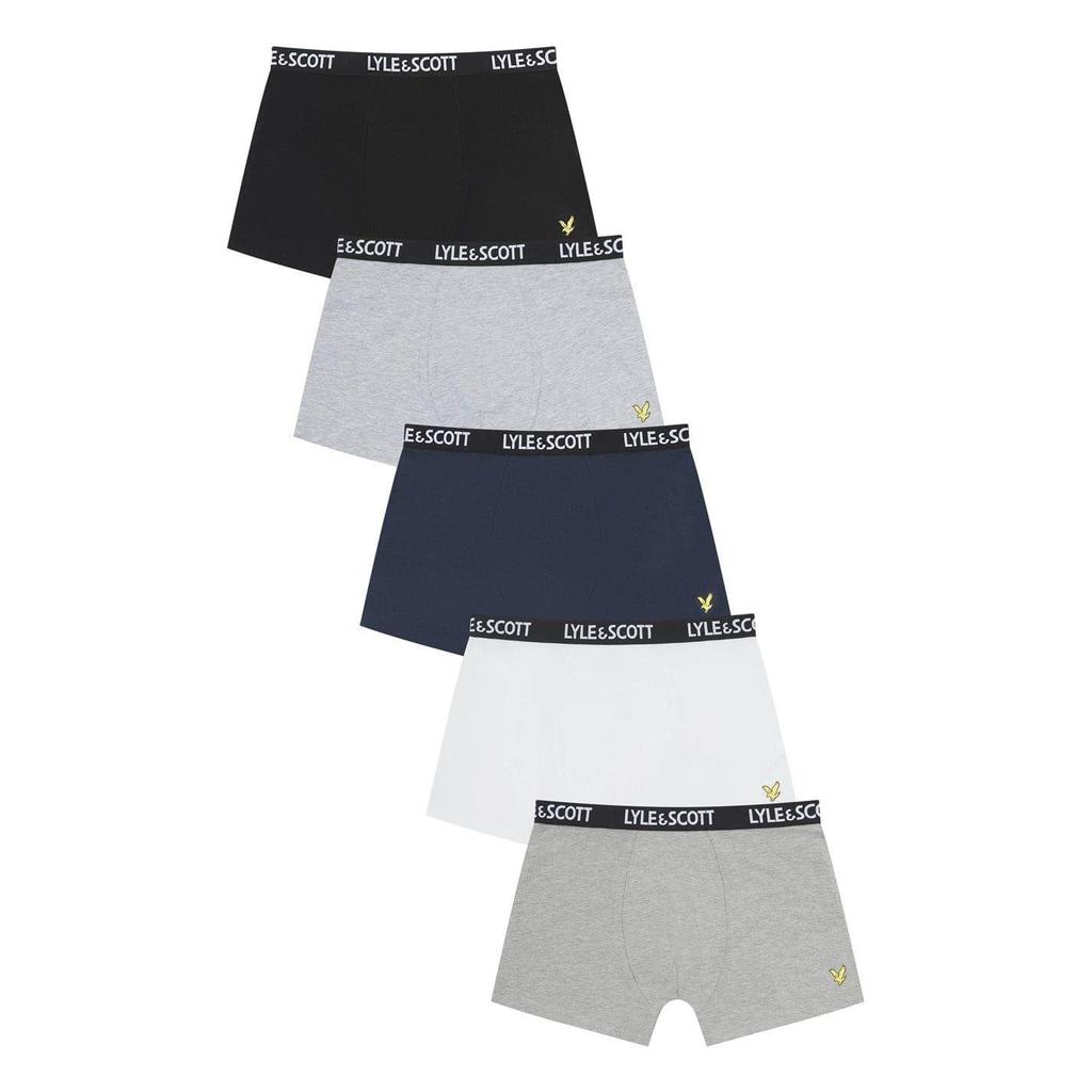 Lyle & Scott Childrens/Kids Ned Boxer Briefs (Pack of 5)