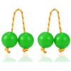 KDSSYFT Asarat Pachika Set of 2 Ethnic Instruments Maracas Shaker African Rhythmic Ball Kachaka Instrument Percussion Instrument Percussion (Green)