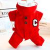 Winter Warm Dog Jumpsuit Pet Clothes Jacket Chihuahua Overalls for Small Medium Dogs Onesies