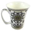 Les Trésors De Lily [N8636] - Porcelain Mug 'Mosaic' White Black