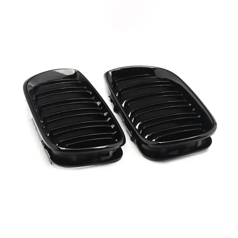 Car ABS Front Bumper Radiator Kidney Grilles Gril For BMW E46 3 Series 2002-2005 Car Accessories Styling Gloss Black