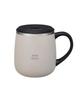 BRUNO Stainless Steel Mug with Insulates Hot and Cold Vacuum Lid, Drinks, Double-Layered Wall, Short, 320ml, Greige, BHK262-GRG