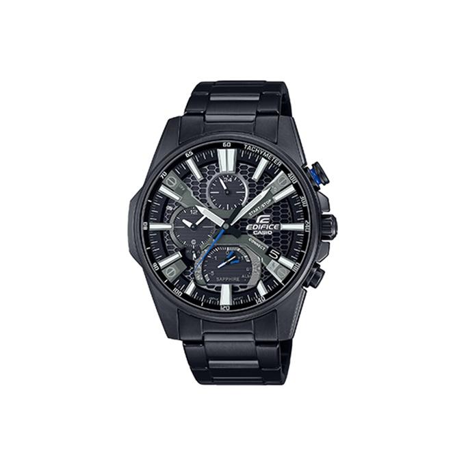 Casio Мужские часы EDIFICE Черные EQB-1200YDC-1APR