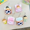 New Crayon Shin-chan Kawaii Cute Cartoon Keychain Bag Student Bapa Decorations Gifts Creative Festival Supplies Toy Key Chains