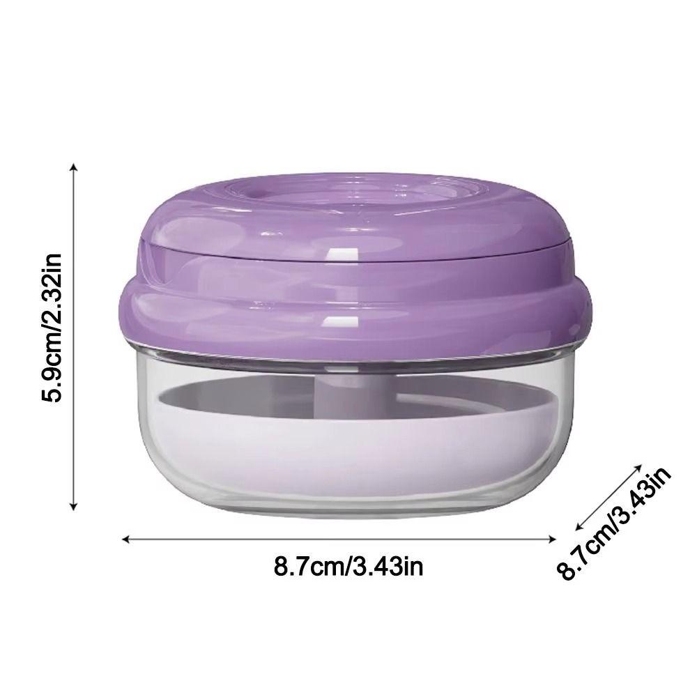 Clear Case Portable Denture Case Elastic Lifting Denture Soak Cup for Clear Braces