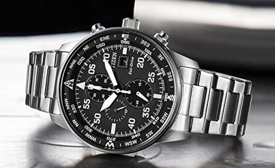 Citizen Eco-Drive Chronograph Watch CA0690-88E Black for Men (Parallel Import)