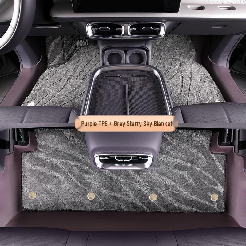 Коврики на пороги и пол Leapmotor C10 из ТПЭ: Модель 25/26, Полное покрытие, Двухслойный, Цвет оригинального автомобиля, Устойчив к грязи и износу.