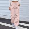 Women's Casual Pants Cargo Pants Elastic Waisted Hiking Pants With Pockets Lightweight Baggy Pants