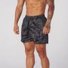 Men's Printed Sports Shorts with Elastic Waist for Gym and Casual Wear