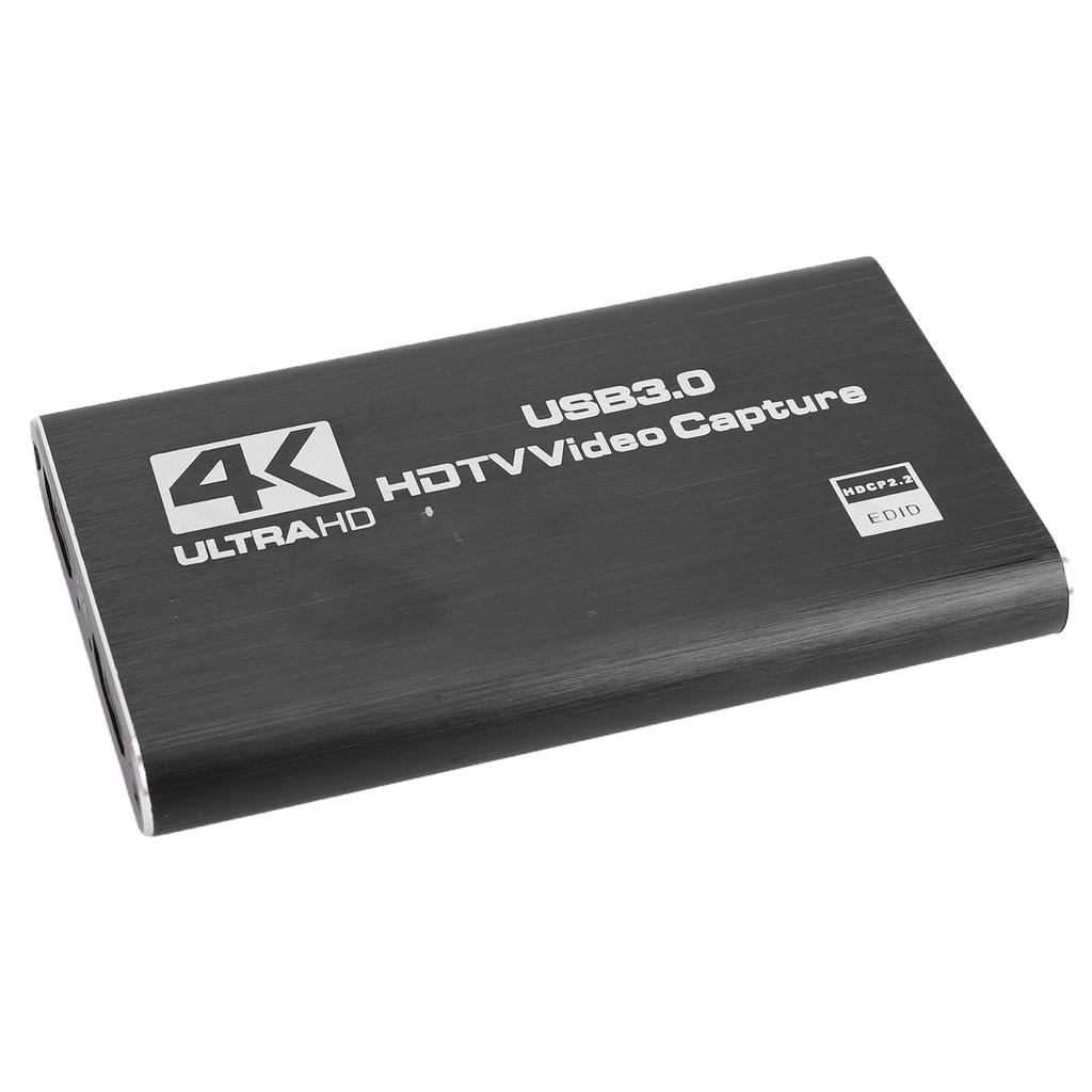 4K аудио-видео захватывающая карта 60 Гц HDMI на USB 3.0 Full HD устройство записи для HDTV, игр, прямых трансляций