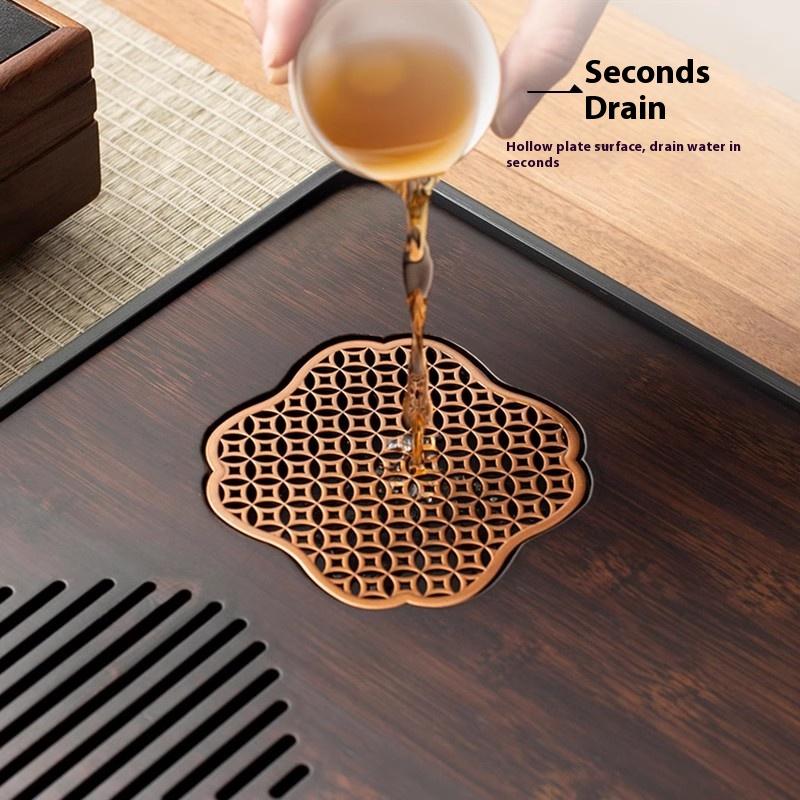 Поднос для чая Gianxi Чайный сервиз Поднос для чая Sea Сухой поднос для заваривания чая Бамбуковый поднос для чайной церемонии Маленькая подставка для хранения воды