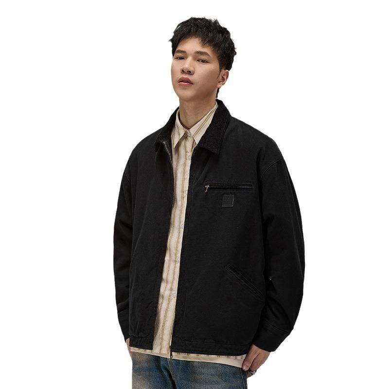 Американская Детройтская куртка Tooling Мужская куртка с лацканами в японском стиле Carhart Vintage, сезон