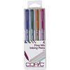 COPIC Multiliner Color Set (4 Pens) for Drawing and Illustration