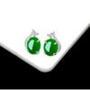 Sace Gems Классические серьги из медного сплава с зеленым цирконом для женщин, подарки на свадьбу