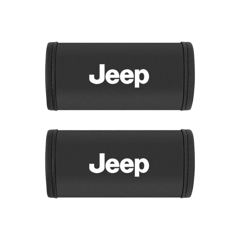 Для Jeep 2 шт. Чехол на ручку потолка автомобиля Покрытие подлокотника Аксессуары для интерьера Для Jeep Grand Cherokee Wrangler JK Gladiator Compa