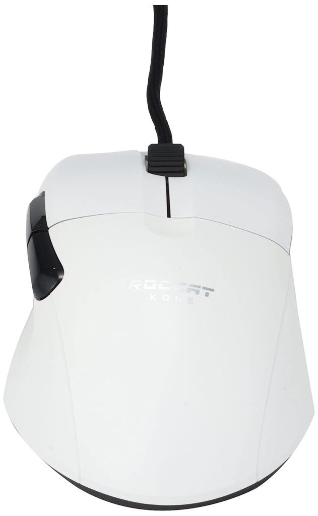Игровая мышь ROCCAT Kone Pro Wired German Design Авторизованный дистрибьютор Белая/Белая оптическая/19K/Оптический переключатель/Боковая кнопка/Легкая