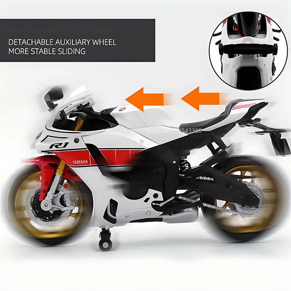Масштаб 1/12 Yamaha YZF-R1M Модель мотоцикла Игрушка Литые модели для моделирования Мотоцикл Коллекция Украшения Игрушки для мальчиков Подарки