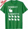 Rabbit Rabbyte Computer Coding Nerds Jokes Programmer Tshirt Couple Harajuku Kawayi Cotton Summer Tops