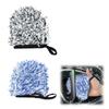 Doyime Car Wash Car Wash Mitt of Microfiber Wheel Car Wash Mouton Car Wash No Scratch Strong 1 1 Gray Gloves, (Set 2), Mitt, Supplies, Double-Sided