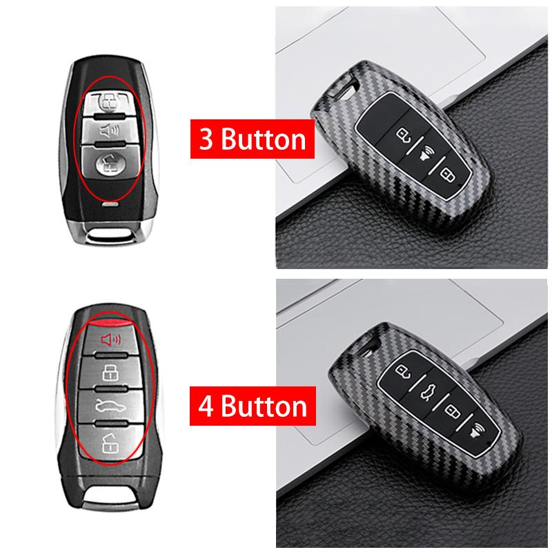 Чехол для автомобильного ключа из углеродного ABS-пластика для Great Wall Haval Jolion 2022 H6 H7 H4 H9 F5 F7 F7X F7H H2S GMW Dargo Shell Fob Accessories
