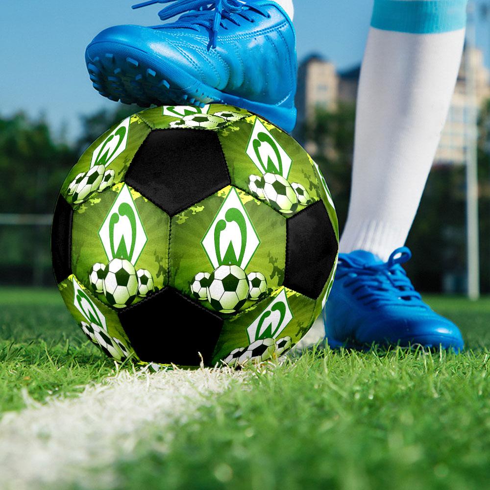 1 шт. Футбольный мяч SV Werder Bremen Размер 5 Мяч для мини-футбола Модный Цветной Игра на заднем дворе - Отличный Подарок для Фанатов Спорта HE118