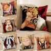 Anime H-Hero Academia H-Hawks Pillow Case Anti-dustmite Invisible Zipper Sofa Bed