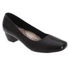 Womens/Ladies Low Heel Plain Court Shoes