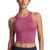 CRZ YOGA Ribbed Racerback Tank Top with Seamless Yoga Fitness Washed Size XL Women's Cups, Top, Moisture-Wicking, Quick-Drying, Wear, Mauve,