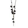 Les Trésors De Lily [P0797] - Artisanal Long Necklace 'Les Antoinettes' Black (handmade)