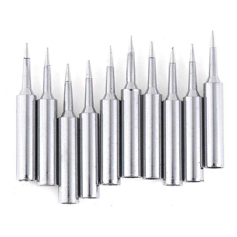 10 шт. 900M-TI паяльные наконечники, острый сменный инструмент для паяльной головки