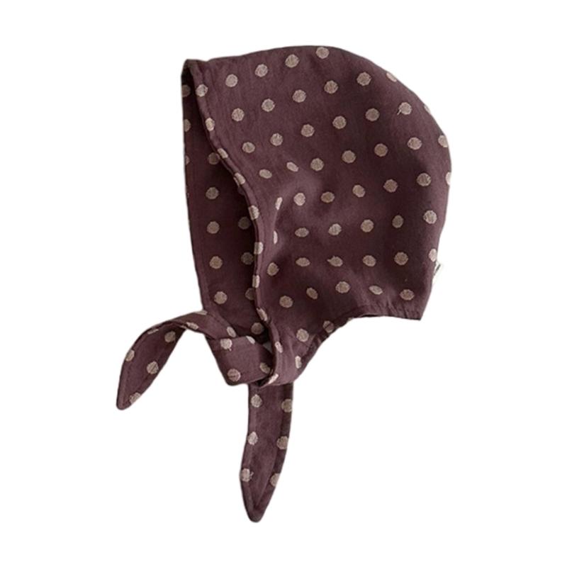 Детская повязка на голову с узором в горошек, детские шапочки, детские шапки-тюрбаны, мягкие детские головные уборы, идеально подходят для мальчиков и девочек в возрасте от 0 до 3 лет