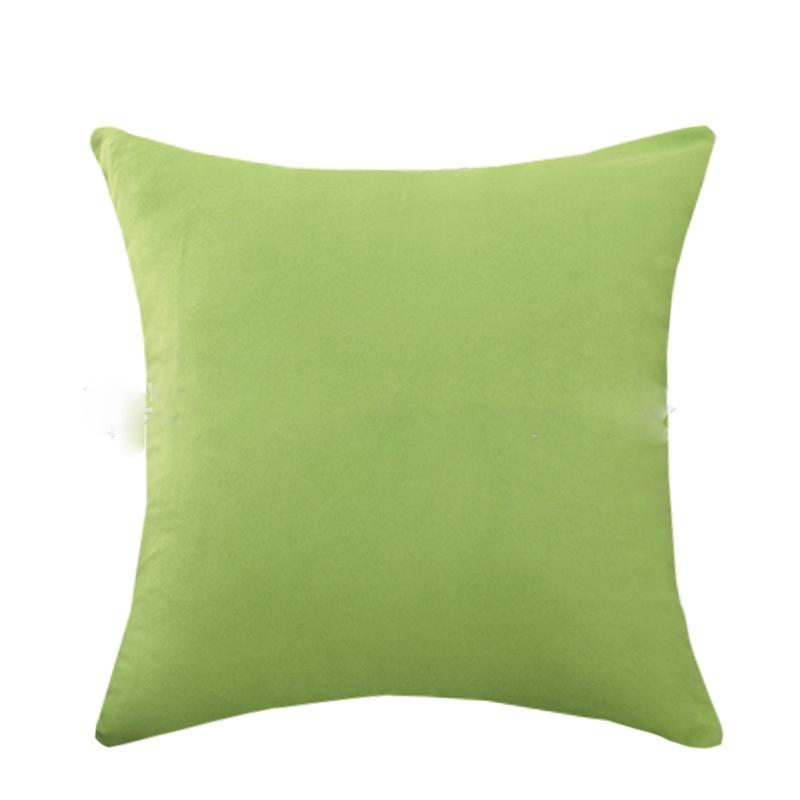 Pillow Cushion Cover Pure Candy Color Household Goods Cover Suede Pillow Nordic Style