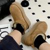 Snow Boots Thick-soled Winter New Sheepskin Fur Integrated Plush Heightening Short Boots Warm Wool Boots Women